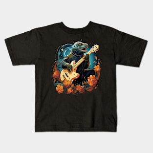 Eel Playing Guitar Kids T-Shirt